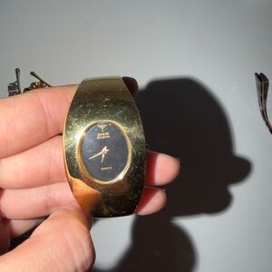 Anne Klein Gold and Black Watch